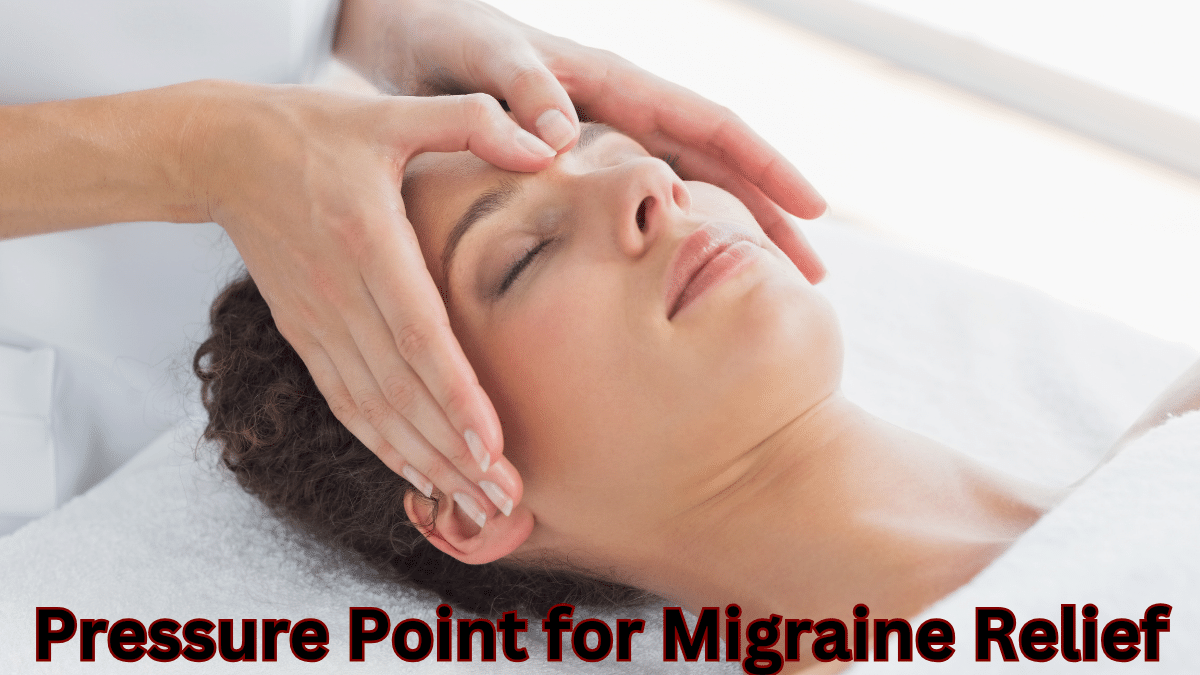 Pressure point for migraine relief